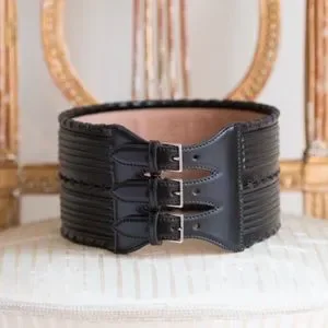 Azzedine Alaia Corset Style Intricate leather detail black belt size 80 Alaia | Accessories | Azzedine Alaia Corset Style Intricate  main image 3